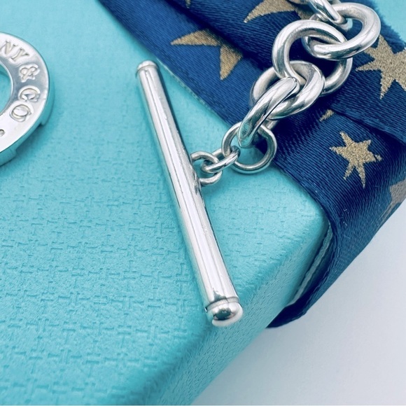 RECENT edition Tiffany & Co. Silver Toggle Bracelet 7.5” with PACKAGING - Picture 9 of 15